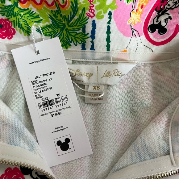 Lilly Pulitzer Pink and Green Disney Jacket - Picture 2 of 2